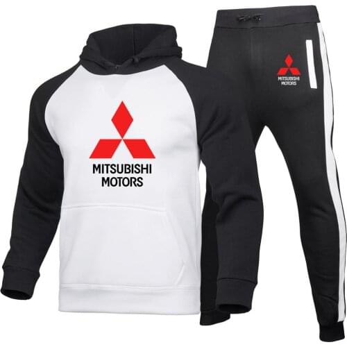 2021New Spring Autumn Mens hoodie Mitsubishi Car Logo casual T-Shirt high quality Cotton Mens hoodie jackets Sportswear