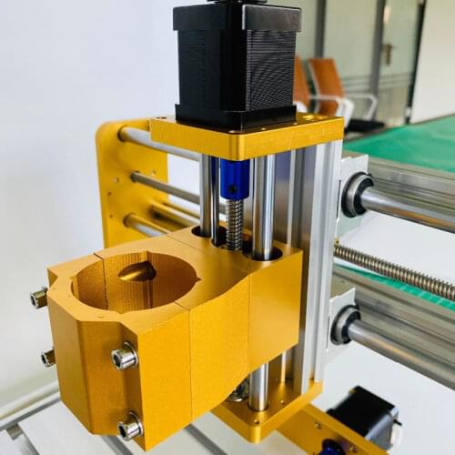 Original 3018 Plus CNC Route Z Axis Parts Aluminum Sliding Platform 85mm Stroke Linear Actuator Kit for Nema17/48mm Motor