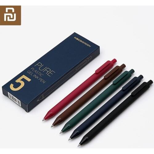 Original YouPin KACO 0.5mm Roller Mi Signing Pen Gal Ink Smooth Writing Durable Signing Black Refill 1 PCS Retail top qualtiy