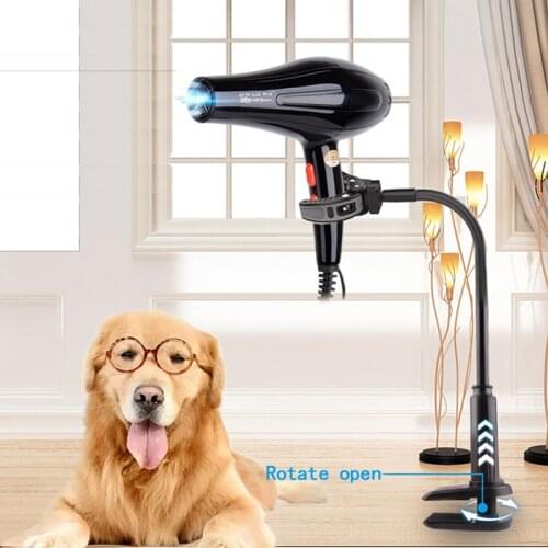 Portable Pet Dog Hair Dryer Dog Hair Dryer 360 Degree Rotating Freely Retractable Rack Pet Grooming dryer Dog Fur Blower