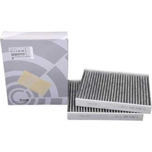 Cabin Filter for ALPINA B5 B6 B7 D5 BMW 5 F10 F18 F07 F11 ROLLS-ROYCE WRAITH GHOST DAWN 64119272642 64119163329 CUK2533-2 T200C