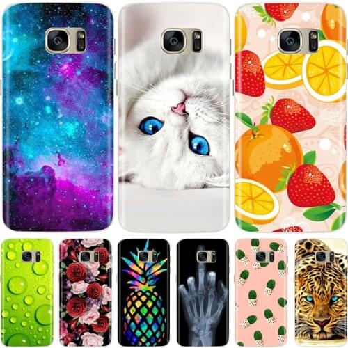 Silicone Case For Samsung Galaxy S7 Edge Case Cute Pattern Soft TPU Phone Case For Samsung Galaxy S7 S 7 Back Cover Bumper Coque