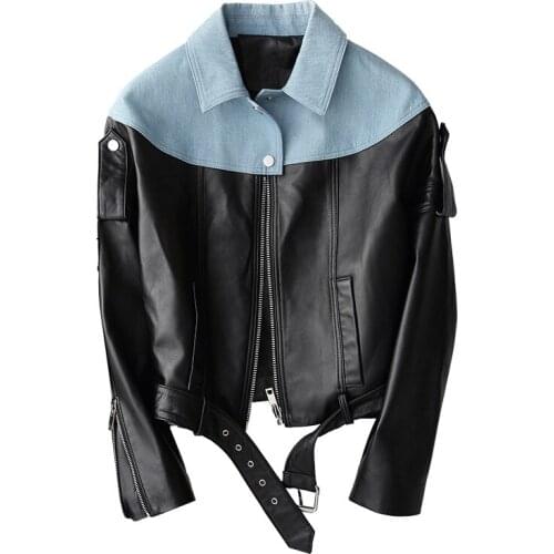 Spring Jacket Women Clothes 2020 100% Real Genuine Leather Jacket Korean Elegant Female Fit Sheepskin Coat Womens Fur Coat 1802