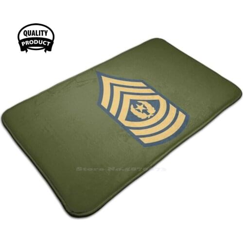 United States Us Army Military Rank - Command Sergeant Major E9 3D Household Goods Mat Rug Carpet Foot Pad Usa United States