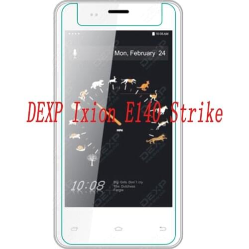 Smartphone Tempered Glass for DEXP Ixion E140 Strike 9H Explosion-proof Protective Film Screen Protector cover phone
