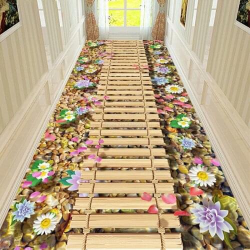 Golden Diamond Velvet 3dt Pattern Carpet Door Mat Corridor Aisle Living Room Sofa Coffee Table Bedroom Bedside Carpet