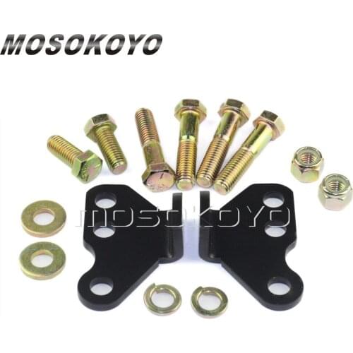 1" 2" Rear Adjustable Lowering Kit Drop Slam Hardware for Harley Touring FLT FLHT FLHR Road King Street Glide 1993-2001