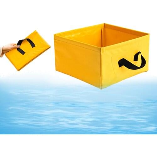 13L Outdoor Folding Wash Basin for Camping Waterproof Square Sink Water Bucket Container Washbowl Footbath Camping Supplies