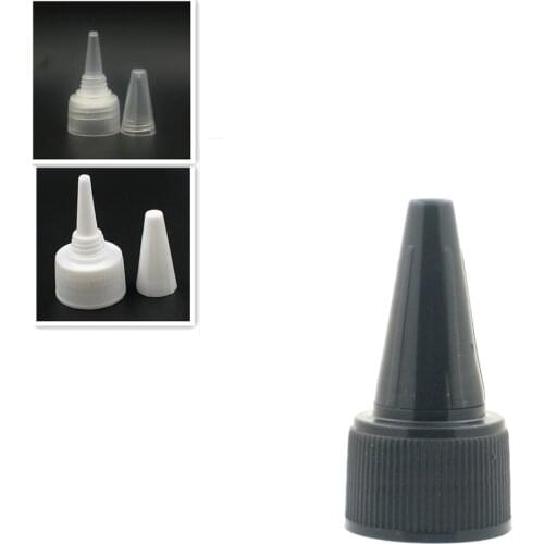 20-410 plastic Dispensing cap Ribbed twist top cap X10