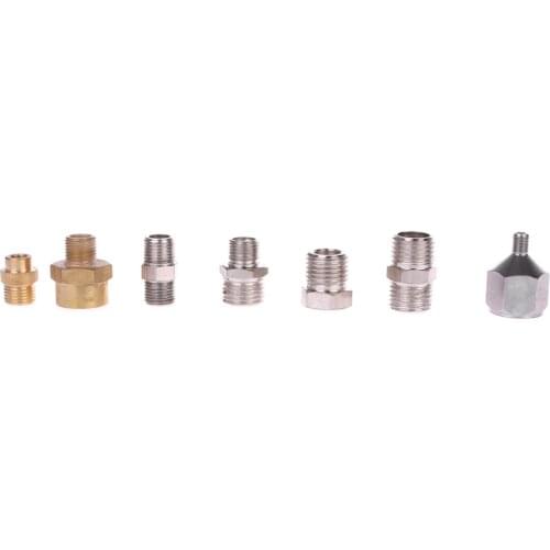 7Pcs/Set Airbrush Adaptor Kit Fitting Connector For Compressor & Spray Gun Hose