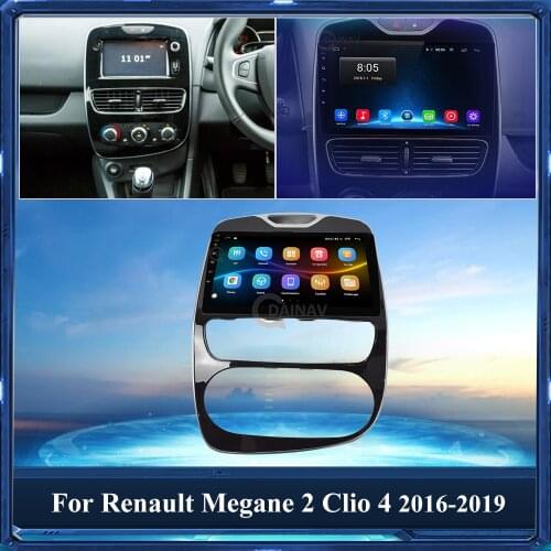 128GB Android Car Autoradio Player For Renault Megane 2 Clio 4 2016 -2019 Car Radio 2 Din Multimedia DVD Player GPS Navigatio