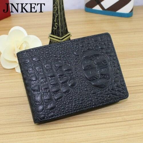 JNKET New Fashion Womens Crocodile Pattern Drivers License Holder Drivers License Holder Card Slot Document Holder
