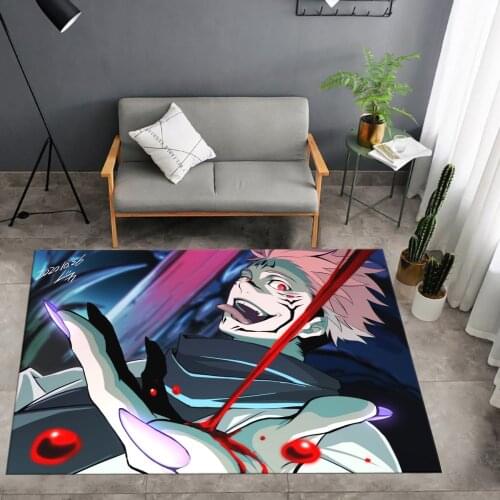 Jujutsu Kaisen Carpet 3D Print Japan Anime Rug Home Cartoon Custom Floor Carpet For Kids Adults Carpet Colorful Baby Play Mat