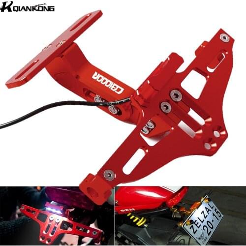 Motorcycle License Plate Bracket Licence Plate Holder Frame Number Plate For Honda CB1000R CB 1000R 2008-2018 2009 2010 2011