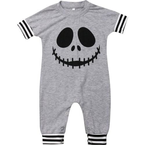 Citgeett Summer Toddler Newborn Baby Boy Girl Cartoon Romper Halloween Jumpsuit Outfit Holiday Clothes