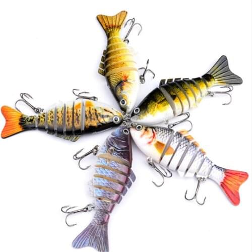 Multi Jointed Fishing Lure Minnow Hard Bait Swimbait Wobblers Artificial Crankbait Fishing Lure