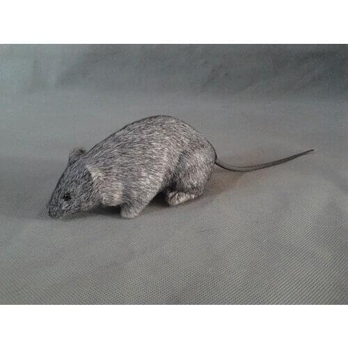 Simulation mouse model,polyethylene&furs 25x7cm gray mouse,prop.funny decoration Xmas gift w4186