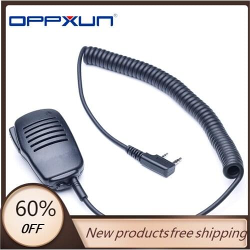 OPPXUN Original Wouxun Speaker Microphone for Wouxun KG-UVD1P KG-UV8D KG-UV6D Etc and Baofeng Kenwood Speaker Microphone SMO-001
