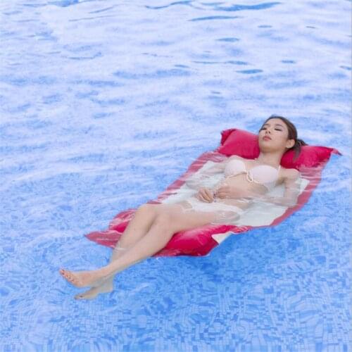 Outdoor Floating Bed Free Inflatable Floating Bed Air Mattress Water Mattress Water Bed Floating Hammock Sea Bed Water Floating