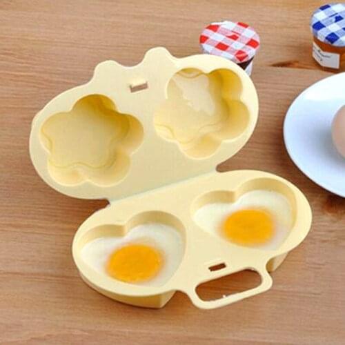 Plastic Non-Stick Steaming Box Microwave Oven Egg Steamer Poached Egg Omelette Breakfast Egg Mold