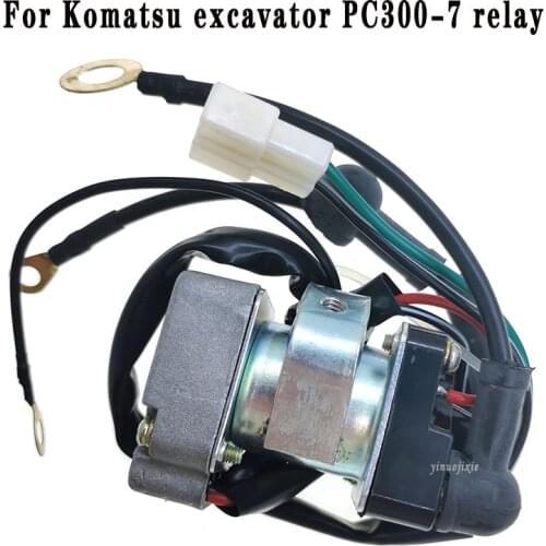 For Komatsu PC300-5 / 300-6 / 300-7 start motor relay safety relay brand new 24V specification：12 * 5.5 * 6.7