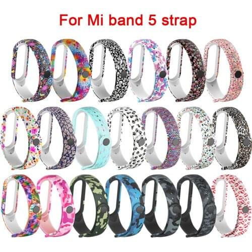 Sports Soft Silicone Wristband For Xiaomi Mi Band 5 Smart Bracelet Strap For straps xiaomi my band 5 Watch Band Accessories