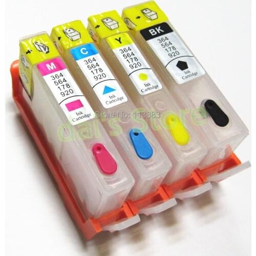 BLOOM compatible 564 564XL Refillable ink Cartridge for HP photosmart 5510 5515 6510 B109a B109n B110a printer with chip