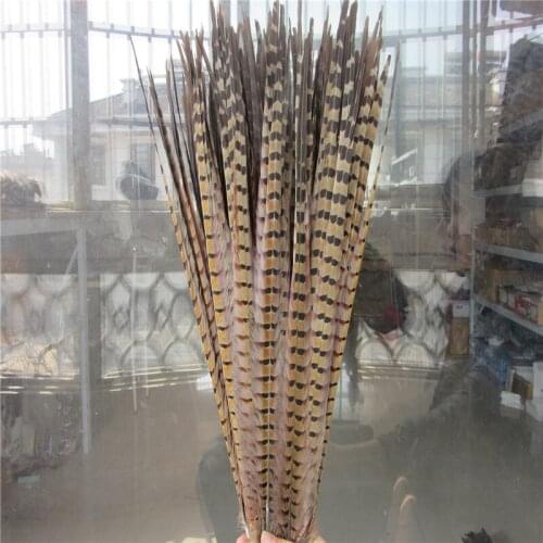YY-tesco 50 Pcs/Lot Natural Pheasant Tail Feathers 20-22inch 50-55CM jewelry Wedding Decorations Natural Pheasant Feather Plume