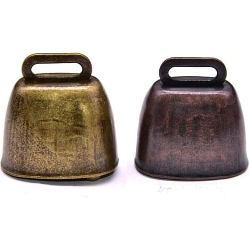 1PC Cow Horse Sheep Grazing Copper Bells Thickened Cattle Sheep Copper Bells Loud Crisp Spread Farther Loud Prevent The Loss