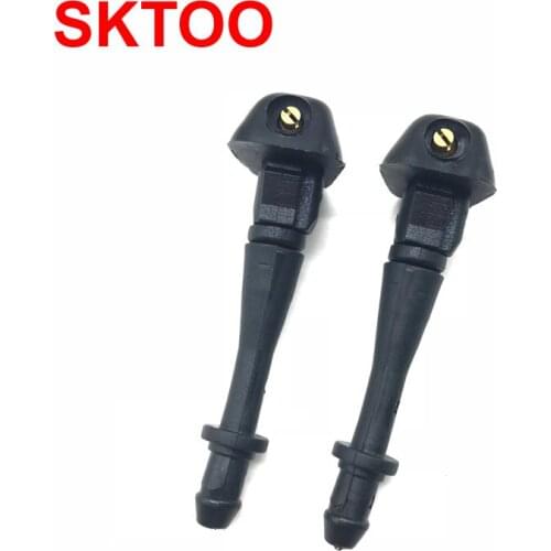2Pcs Car Front Windscreen Windshield Washer Spray Nozzle Wiper For Great Wall Hover H3 H5