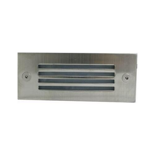 5pcs/lot Free shipping 1W LED Rectangle Outdoor Walkway Stair Wall Lamp Pure/Warm White Waterproof