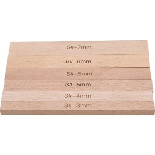 Beech Wood Sewing Accessories For DIY Leather 3# 5# Zipper Installation Installer Wallet Fix DIY Tool Repair