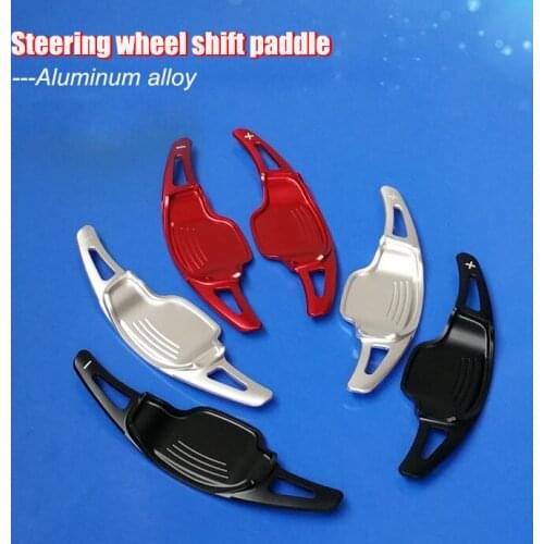 2pcs Aluminum Steering Wheel Shift Paddle Shifter Extension For Chevrolet Camaro 2012-2015 Accessories
