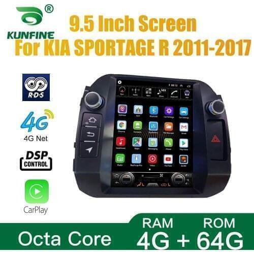 Tesla Style For KIA SPORTAGE 2011-2017Car Stereo Radio Octa Core 4GB RAM 64GM ROM Android 10.0 Car DVD GPS Player Deckless