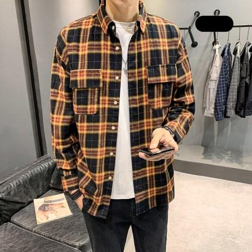 Мужские клечатые рубашки Covrlge China At AliExpress