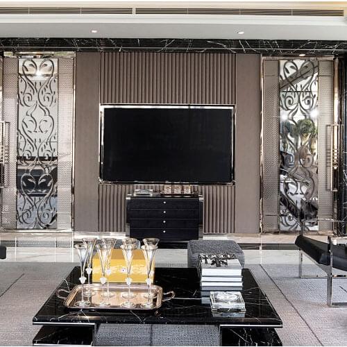 JM341S 30cm*100cm Waistline Crystal Acrylic Mirror Self Adhesive Wall Sticker