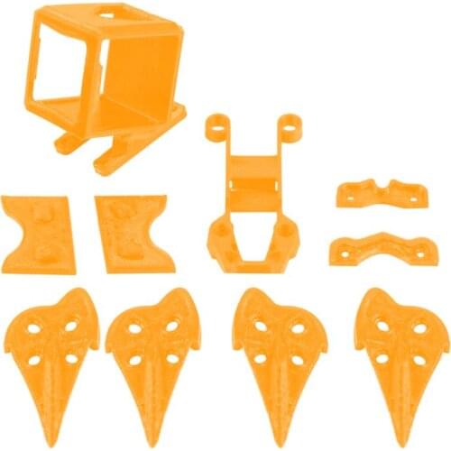 JMT 3D Printed TPU Camera Mount Square Holder for Gopro Hero 4/5 Session Action Camera for Iflight Cidora SL5 FPV Racing Drone