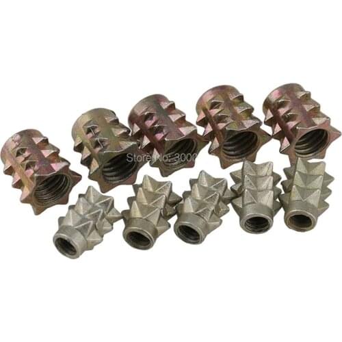 M4 Zinc Alloy Spiked Connection Furniture Nuts 100pcs/lot