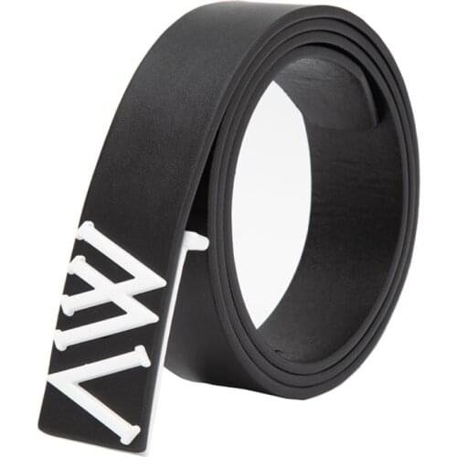 New Golf Belt Men and Women White Leather Belt Universal Length Classic Casual Golf Fully Adjustable Trim To