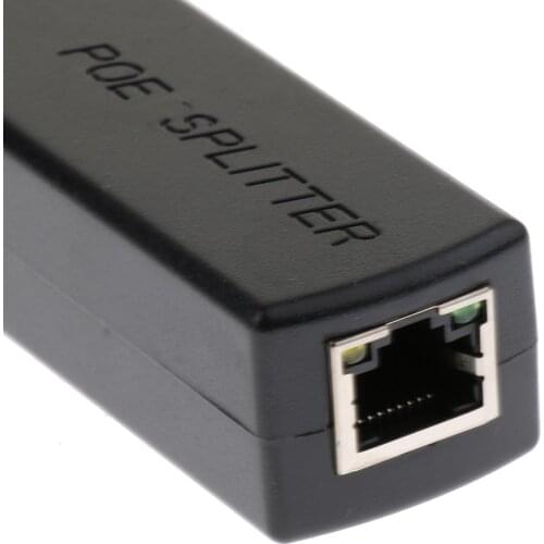 1Piece Active 12V PoE Power Over Ethernet Splitter Adapter IEEE 802.3af 10/100Mbps