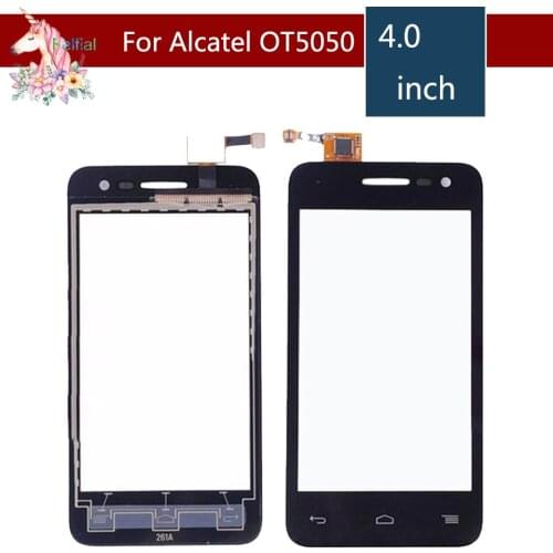 10pcs/lot For Alcatel One Touch Pop S3 OT5050 5050X 5050Y Touch Screen Digitizer Sensor Outer Glass Lens Panel Replacement