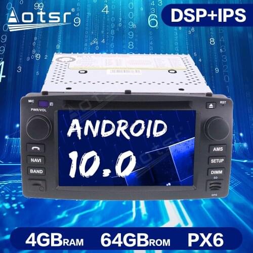 Car Radio for Toyota Corolla EX 2001-2006 Android 10.0 Stereo Audio Multimedia Player Car DVD Player GPS Navigation Head Unit PX