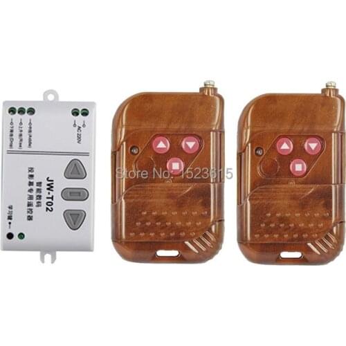 AC220V Motor RF Wireless Remote Control Switch 220V UP&DOWN Remote controller Motor Forwards Reversing Remote Switch
