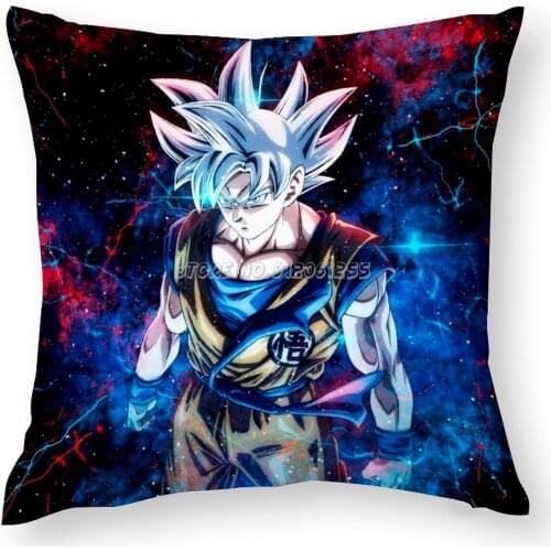 Style 10 Pillow Case For Home Cover Car Cushion Waist Sofa Pillow Anime Z Sleeve Dbz Dragon Cartoon Trunks Bulma Cool Ball Nerd