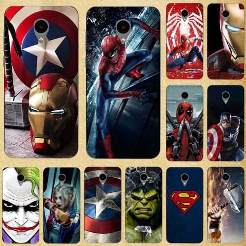 Super Hero Phone Case Cover For Alcatel U5 3G 4047 4047D Case Back Phone Cover For Alcatel U5 4G 5044D 5044 HD 5047 Cover Case