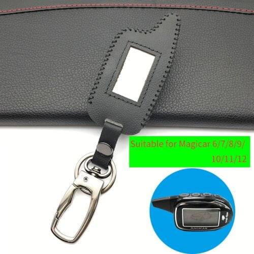 Magicar 7 Russian Version for Scher-khan Leather Case for Magicar 6/7/8/9 LCD Two Way Car Alarm System M6 M7 M8 M9 Cover