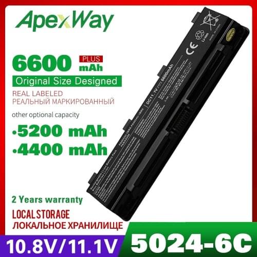 New Laptop Battery For Toshiba Satellite C50 C70 C800 C840 C850 C870 L70 L800 L830 L840 L850 L870 M840 P800 P840 P850 P870 C855