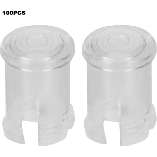 100pcs LED Lamp Socket, 5mm Clear Light Emitting Diode Holder Clip for Bezel Mounting Panel Display