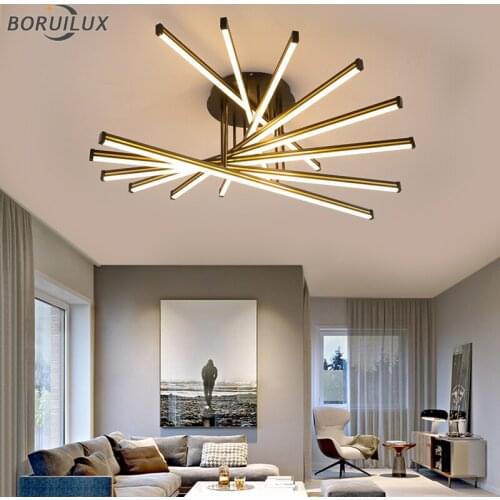 Remote Control Simple Modern New LED Chandelier Lights For Living Room Restaurant Bedroom Apartment Kitchen Lamp Indoor Lighting