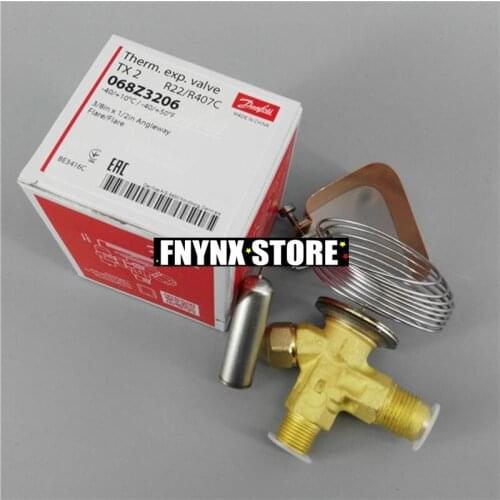 Original DANFOSS TX2 068Z3206 R22/R407C Expansion Valve